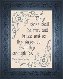 Thy Strength - Deuteronomy 33:25